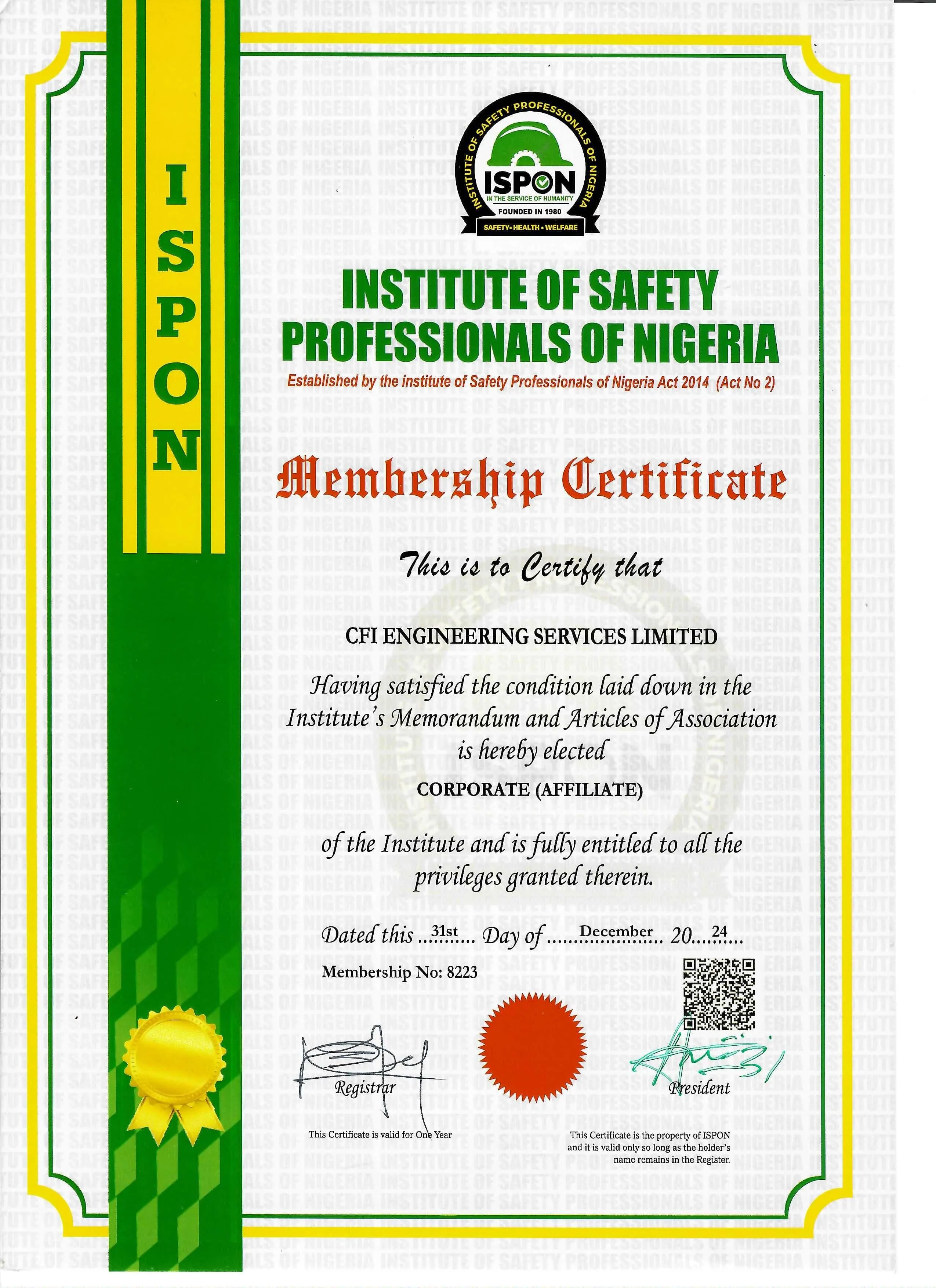 Institute of Safety Professionals of Nigeria